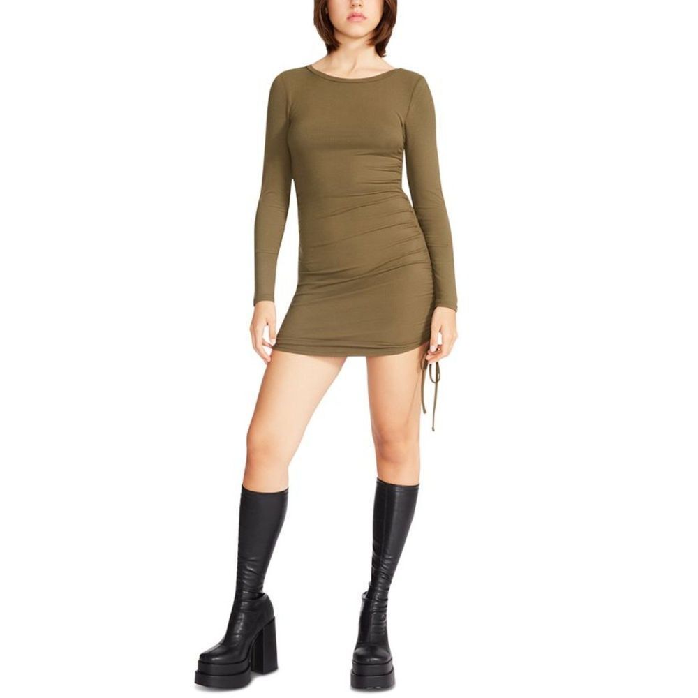 BB DAKOTA STEVE‎ MADDEN Crush Mini Dress Cinched Sides Sz L